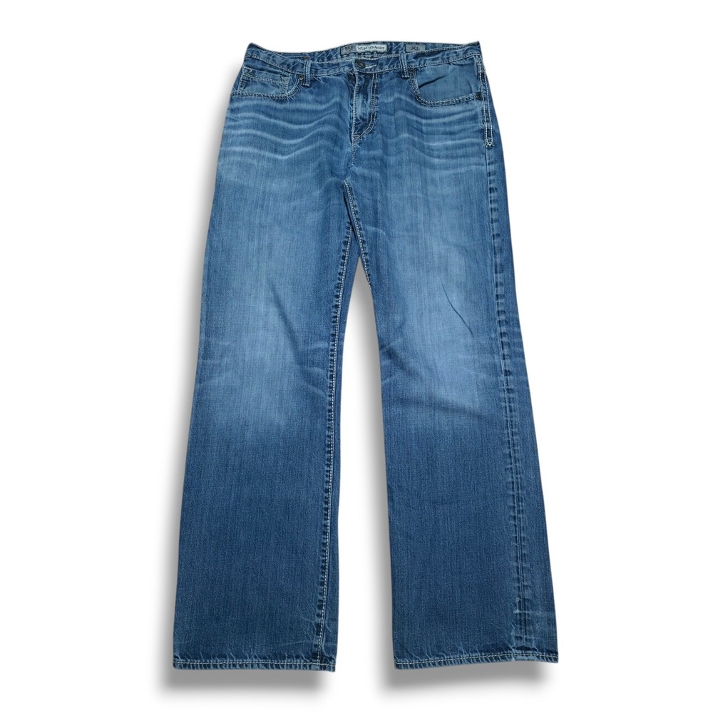 BKE Tyler Jeans Mens 36 x 31 Blue‎ Straight Leg Medium Wash Denim Faded